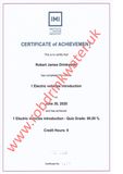 IMI EV 1 Electric Vehicle Introduction Certificate