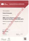 IMIAL Level 3 Award in Refrigerant Handling QCF