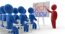 Tech Know Training Banner Heading Thin